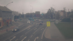 Křižovatka ulic Komenského a Velké Novosady