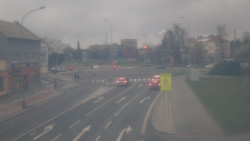 Křižovatka ulic Komenského a Velké Novosady