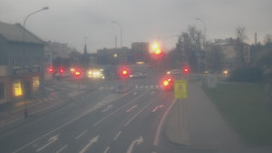 Křižovatka ulic Komenského a Velké Novosady