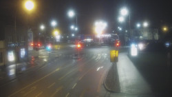 Křižovatka ulic Komenského a Velké Novosady