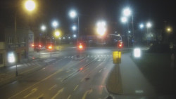 Křižovatka ulic Komenského a Velké Novosady