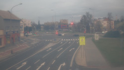 Křižovatka ulic Komenského a Velké Novosady