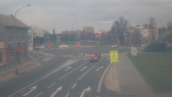 Křižovatka ulic Komenského a Velké Novosady