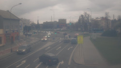 Křižovatka ulic Komenského a Velké Novosady