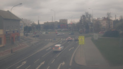 Křižovatka ulic Komenského a Velké Novosady