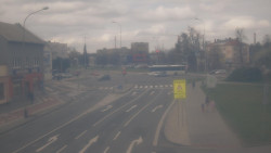 Křižovatka ulic Komenského a Velké Novosady