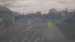 Křižovatka ulic Komenského a Velké Novosady