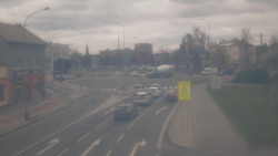 Křižovatka ulic Komenského a Velké Novosady