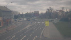 Křižovatka ulic Komenského a Velké Novosady