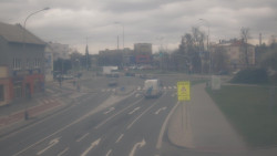 Křižovatka ulic Komenského a Velké Novosady