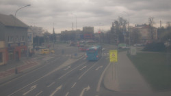 Křižovatka ulic Komenského a Velké Novosady