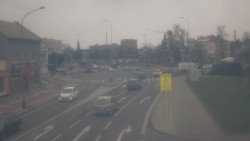 Křižovatka ulic Komenského a Velké Novosady