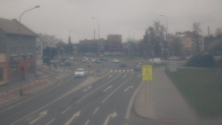 Křižovatka ulic Komenského a Velké Novosady