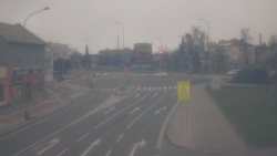 Křižovatka ulic Komenského a Velké Novosady