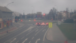 Křižovatka ulic Komenského a Velké Novosady