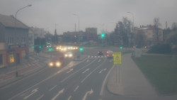 Křižovatka ulic Komenského a Velké Novosady