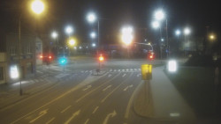 Křižovatka ulic Komenského a Velké Novosady