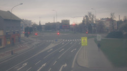 Křižovatka ulic Komenského a Velké Novosady