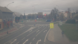 Křižovatka ulic Komenského a Velké Novosady