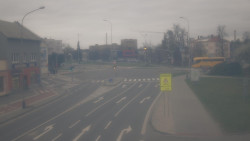 Křižovatka ulic Komenského a Velké Novosady