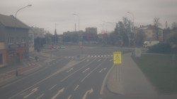 Křižovatka ulic Komenského a Velké Novosady