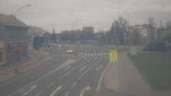 Křižovatka ulic Komenského a Velké Novosady