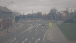 Křižovatka ulic Komenského a Velké Novosady