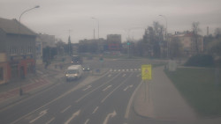 Křižovatka ulic Komenského a Velké Novosady