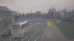 Křižovatka ulic Komenského a Velké Novosady