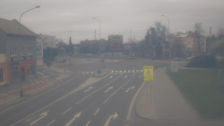 Křižovatka ulic Komenského a Velké Novosady