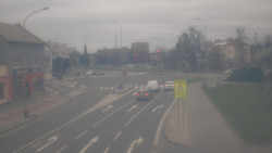 Křižovatka ulic Komenského a Velké Novosady