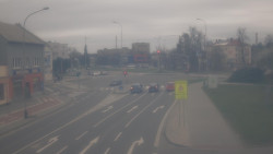 Křižovatka ulic Komenského a Velké Novosady