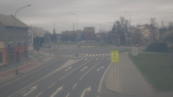 Křižovatka ulic Komenského a Velké Novosady