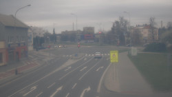 Křižovatka ulic Komenského a Velké Novosady