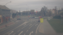 Křižovatka ulic Komenského a Velké Novosady