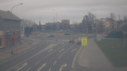 Křižovatka ulic Komenského a Velké Novosady