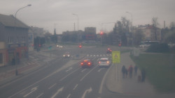 Křižovatka ulic Komenského a Velké Novosady