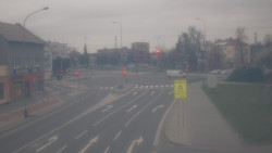 Křižovatka ulic Komenského a Velké Novosady