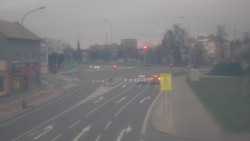 Křižovatka ulic Komenského a Velké Novosady