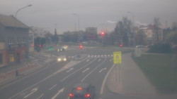 Křižovatka ulic Komenského a Velké Novosady