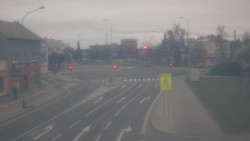 Křižovatka ulic Komenského a Velké Novosady