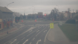 Křižovatka ulic Komenského a Velké Novosady