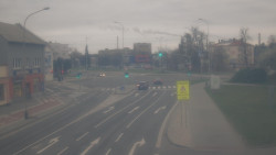 Křižovatka ulic Komenského a Velké Novosady