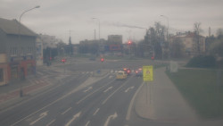 Křižovatka ulic Komenského a Velké Novosady