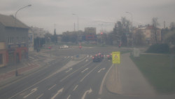 Křižovatka ulic Komenského a Velké Novosady