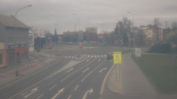 Křižovatka ulic Komenského a Velké Novosady