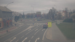 Křižovatka ulic Komenského a Velké Novosady