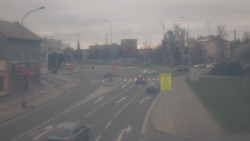 Křižovatka ulic Komenského a Velké Novosady