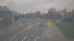 Křižovatka ulic Komenského a Velké Novosady