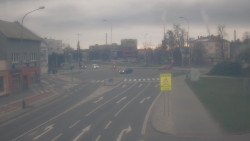 Křižovatka ulic Komenského a Velké Novosady